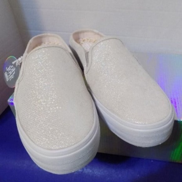 NEW Keds Women's Oh Joy! Shimmer Slip-On Sneakers Mule WH62391 US 11 - Picture 3 of 8